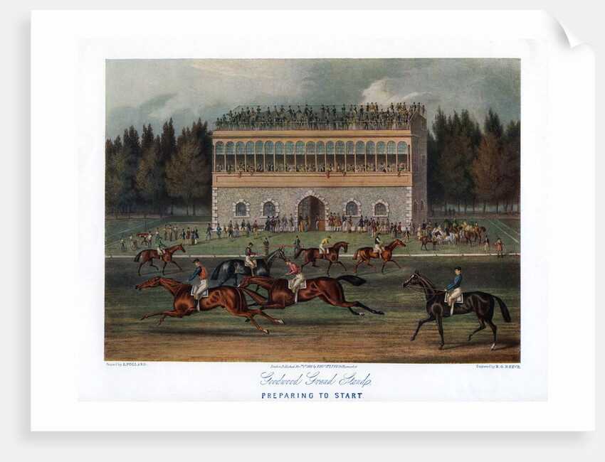 Goodwood Grand Stand, Preparing to Start by RG Reeve