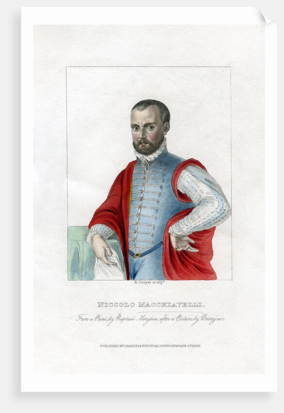 Niccolo Machiavelli, Italian Renaissance political philosopher by R Cooper