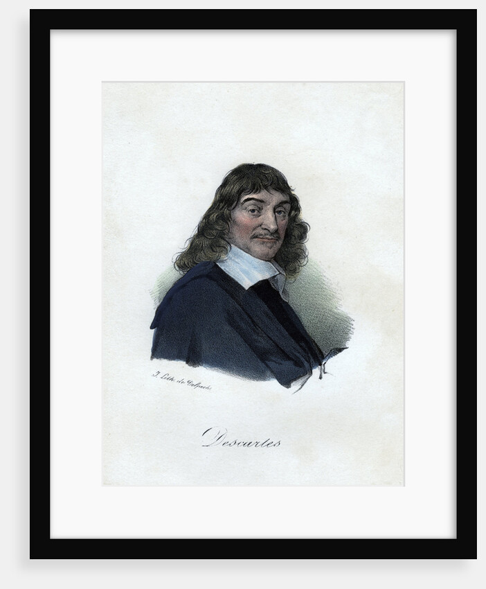 Rene Descartes, French philosopher, mathematician, and scientist by Delpech