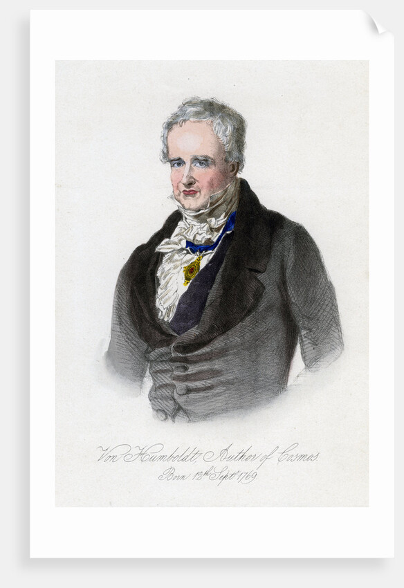 Alexander von Humboldt, Prussian naturalist and explorer, (c19th century) by Anonymous