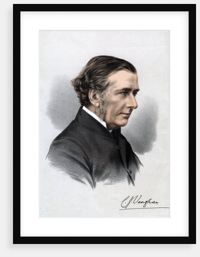 Reverend Charles John Vaughan, Harrow Headmaster and Dean of Llandaff by Anonymous