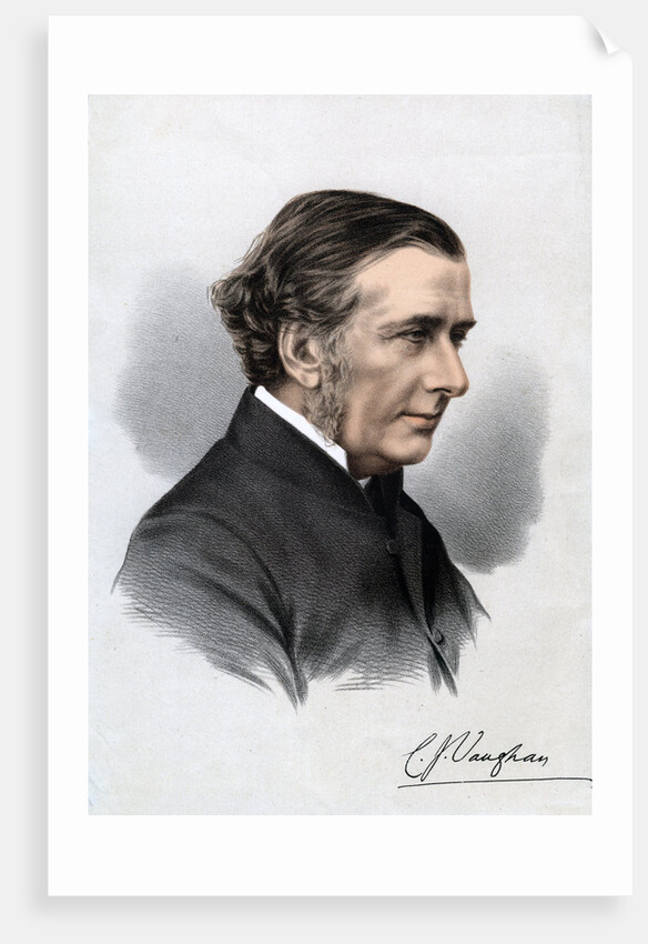 Reverend Charles John Vaughan, Harrow Headmaster and Dean of Llandaff by Anonymous