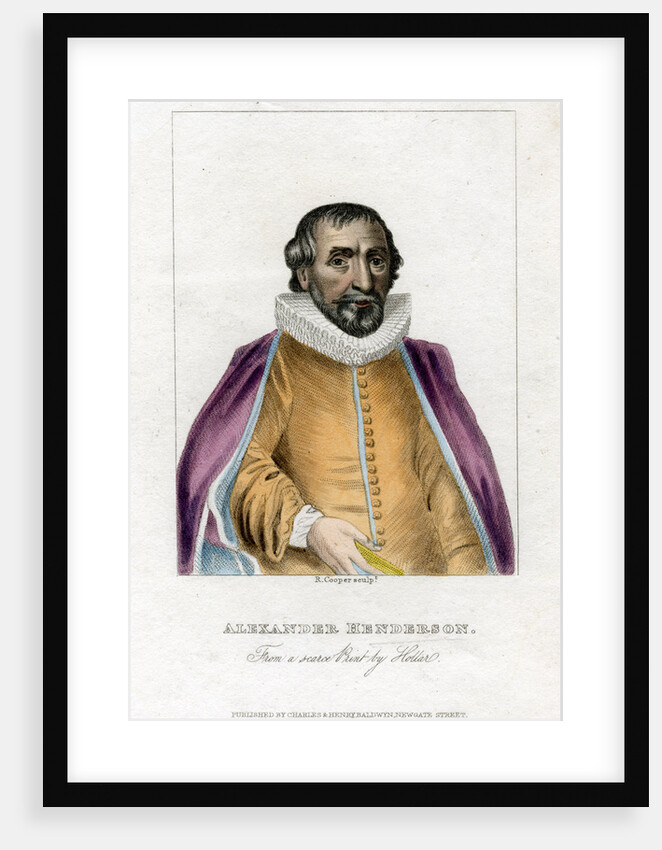 Alexander Henderson, Scottish theologian by R Cooper