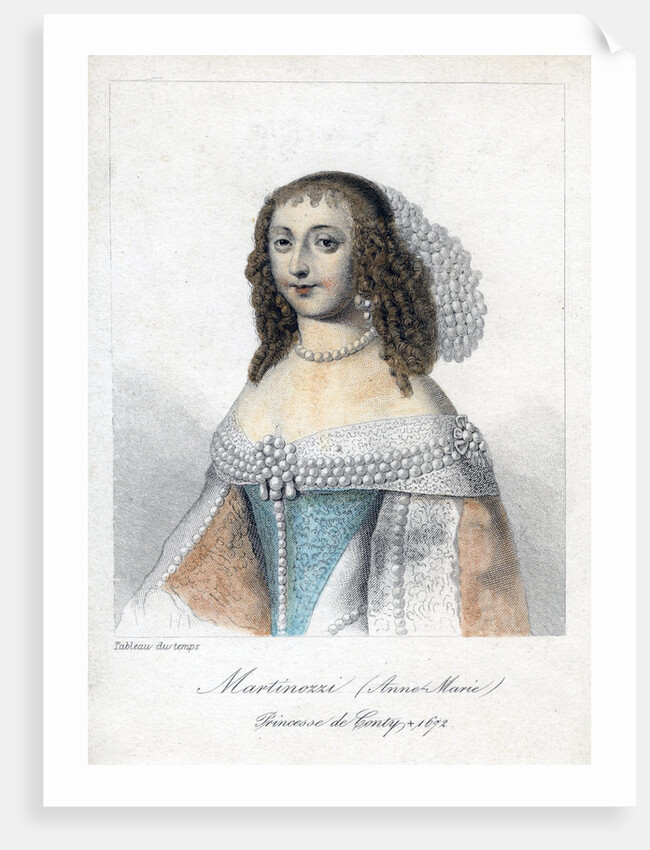 Anne Marie Martinozzi, 17th century Italian-born French aristocrat by Anonymous