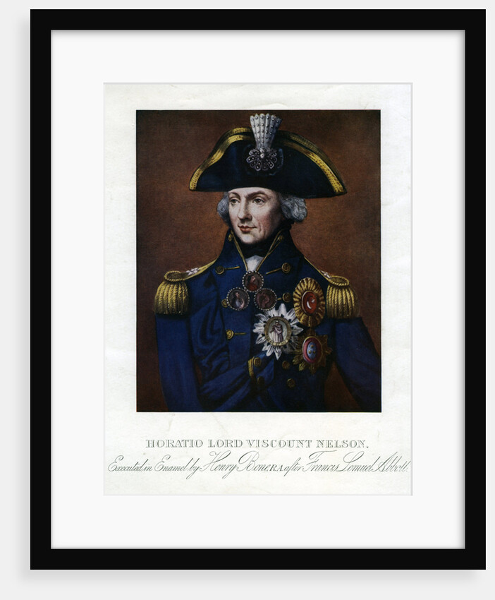 Horatio Nelson, 1st Viscount Nelson, English naval commander by Henry Bone