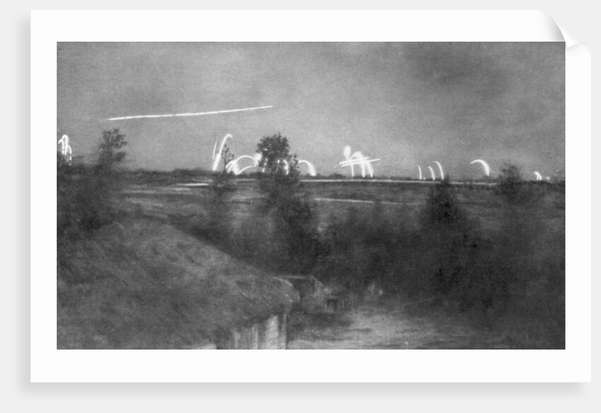German artillery, the Champagne front, France, World War I by Anonymous