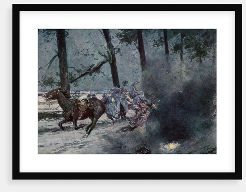 'On the Road to Souain, Sommepy', France, World War I by Anonymous