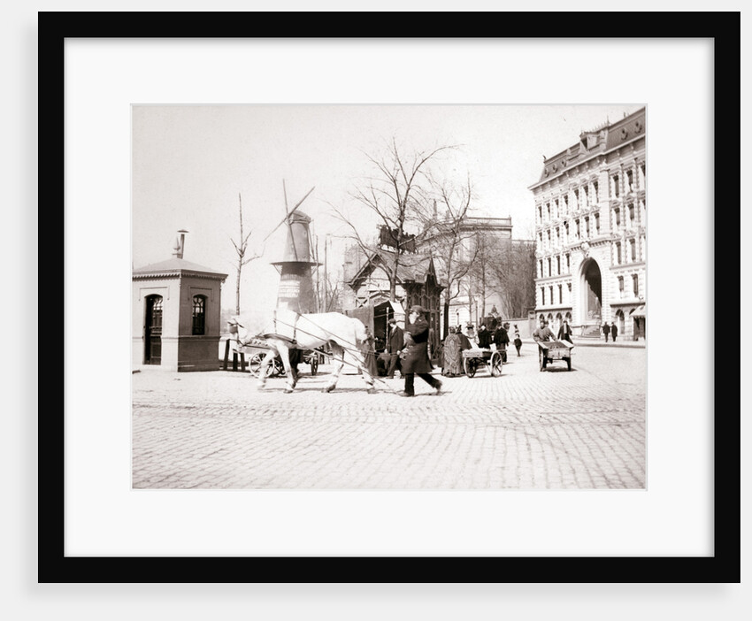 Man with horse, Rotterdam by James Batkin