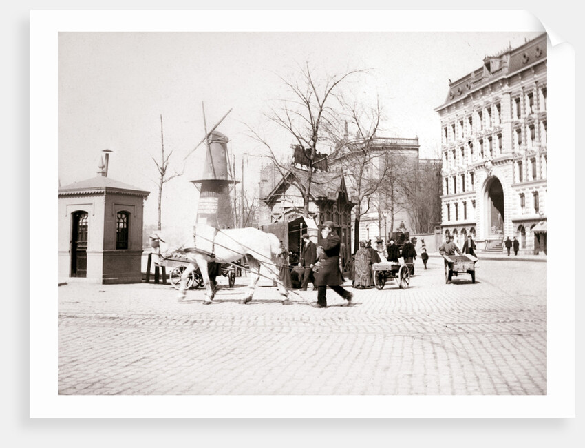 Man with horse, Rotterdam by James Batkin