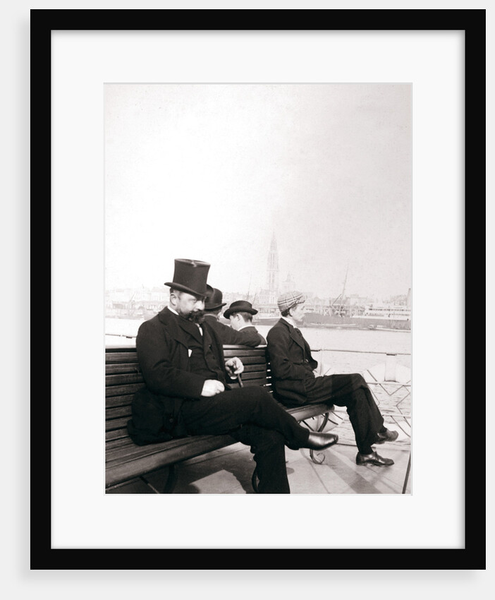 Passengers on a ferry, Rotterdam by James Batkin