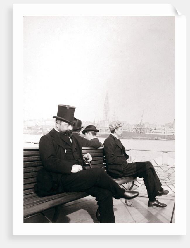 Passengers on a ferry, Rotterdam by James Batkin