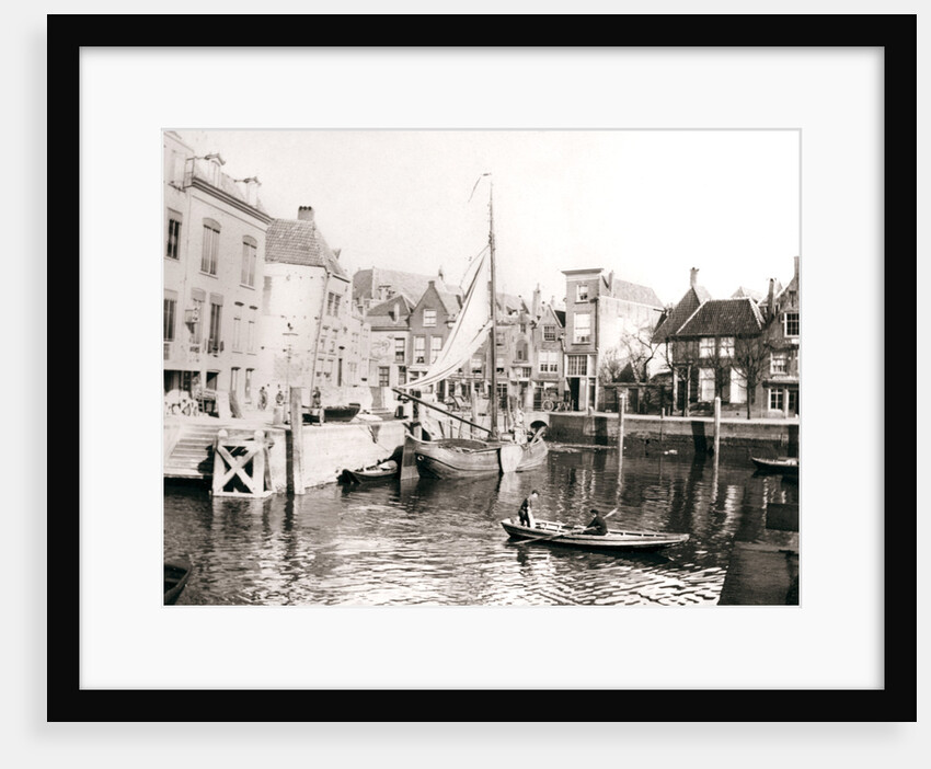 Canal yard, Dordrecht, Netherlands by James Batkin