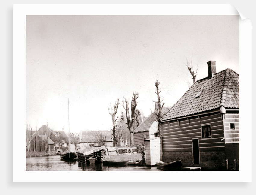Canalside houses, Broek, Netherlands by James Batkin