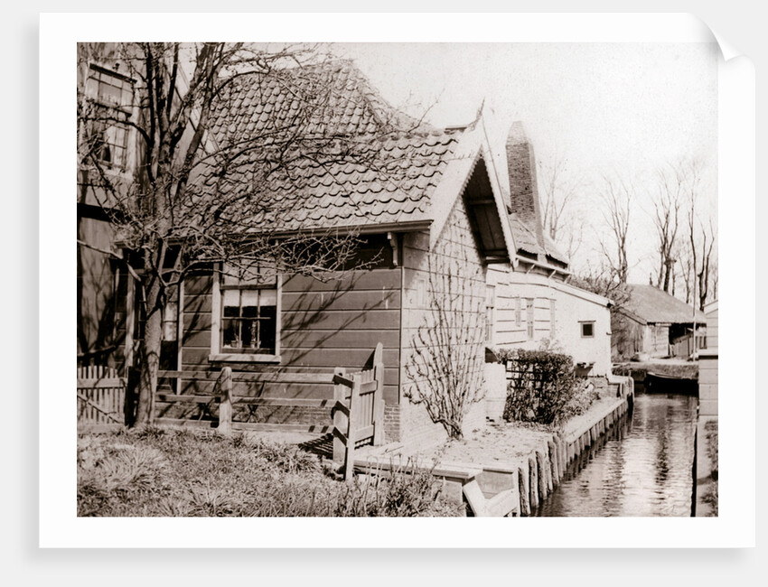 House on a canal bank, Broek, Netherlands by James Batkin