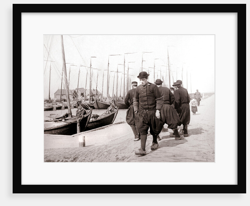 Men in traditional dress, Marken Island, Netherlands by James Batkin