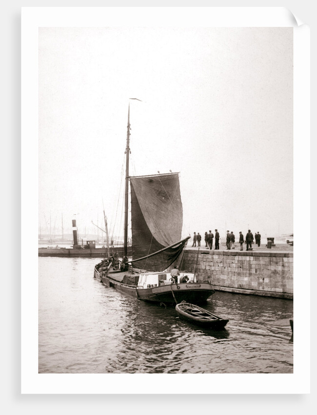 Canal boat, Marken Island, Netherlands by James Batkin