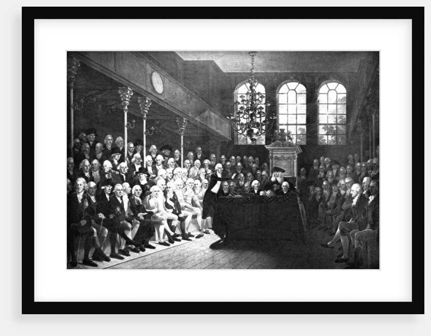 Interior of the old House of Commons, St Stephens Chapel by Anonymous