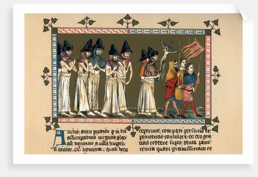 The Flagellants at Doornik in 1349 by Anonymous