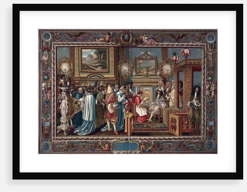 Louis XIV's audience to the Papal ambassador Sigismondo Chigi by Charles le Brun