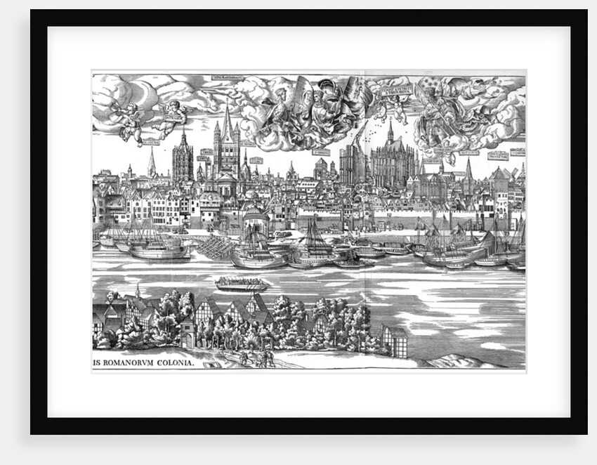 Cologne in 1530 by Anton Woensam