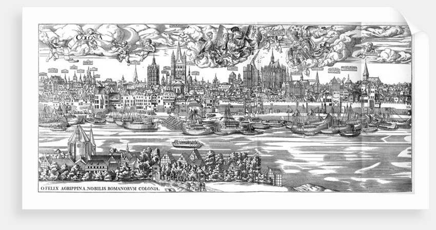 Cologne in 1530 by Anton Woensam