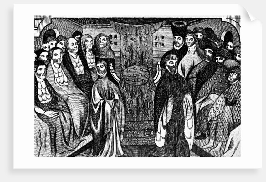 Resignation of Richard II, 1399, (c1902-1905) by Anonymous