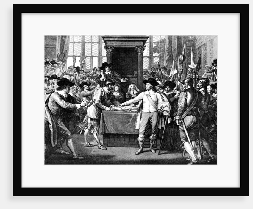 Expulsion of Members by Cromwell, 1653 by Anonymous