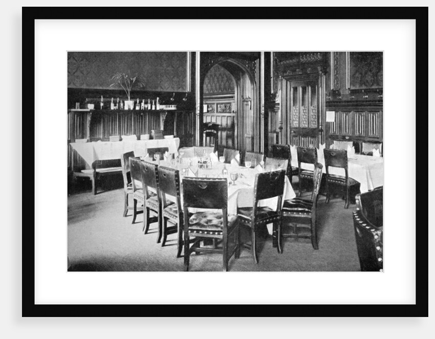 Ministers' Table, House of Commons Dining Room, Palace of Westminster, London by Anonymous