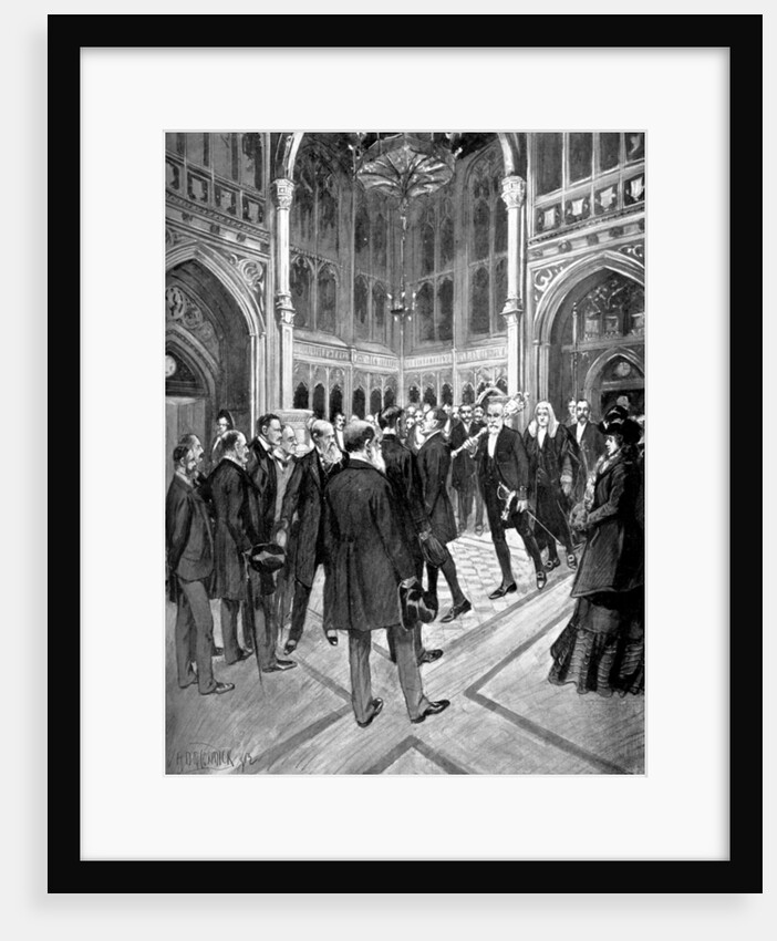 The Speaker's Procession, House of Commons, Palace of Westminster, London by Anonymous