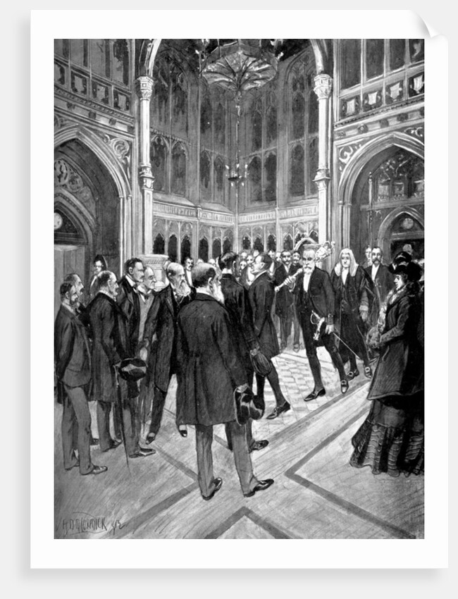 The Speaker's Procession, House of Commons, Palace of Westminster, London by Anonymous