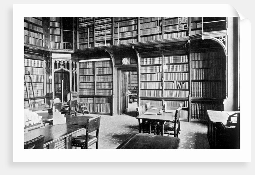 Map Room, House of Commons Library, Palace of Westminster, London by Anonymous