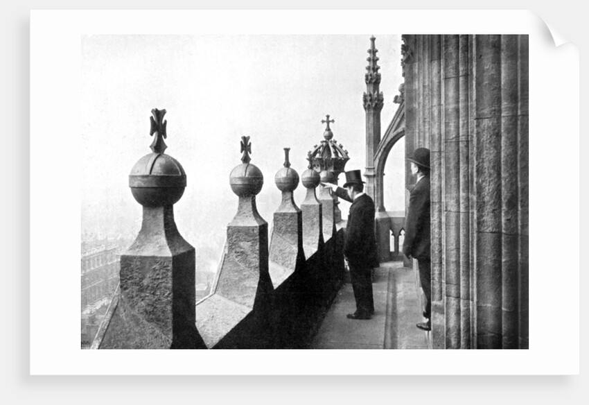 Gallery above the clock face, Big Ben, Palace of Westminster, London by Anonymous