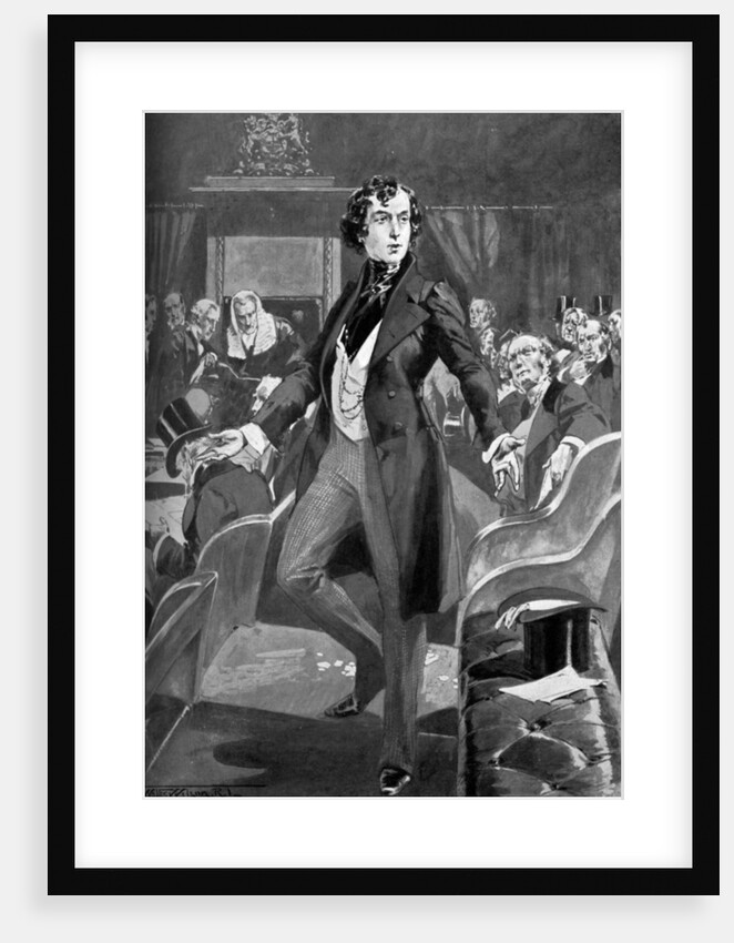 Disraeli's first speech in the House of Commons by Anonymous