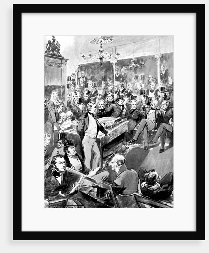 The House of Commons in 1846 by Anonymous