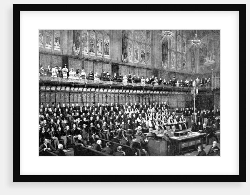 The House of Lords during the Home Rule Debate by Anonymous