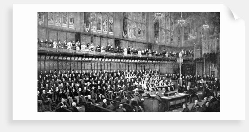The House of Lords during the Home Rule Debate by Anonymous