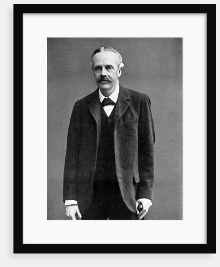 Arthur James Balfour, 1st Earl of Balfour, British statesman and Prime Minister by London Stereoscopic & Photographic Co
