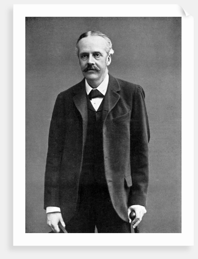 Arthur James Balfour, 1st Earl of Balfour, British statesman and Prime Minister by London Stereoscopic & Photographic Co