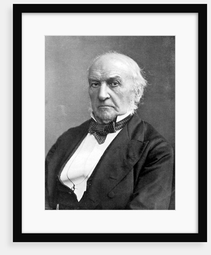 William Ewart Gladstone, 19th century British Liberal statesman and prime minister by London Stereoscopic & Photographic Co