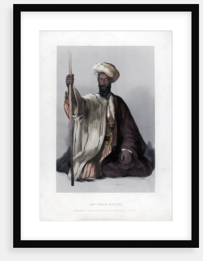 An Arab Sheik by WJ Edwards
