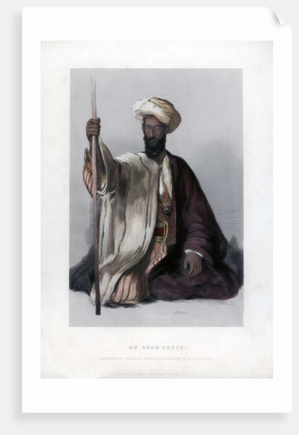 An Arab Sheik by WJ Edwards