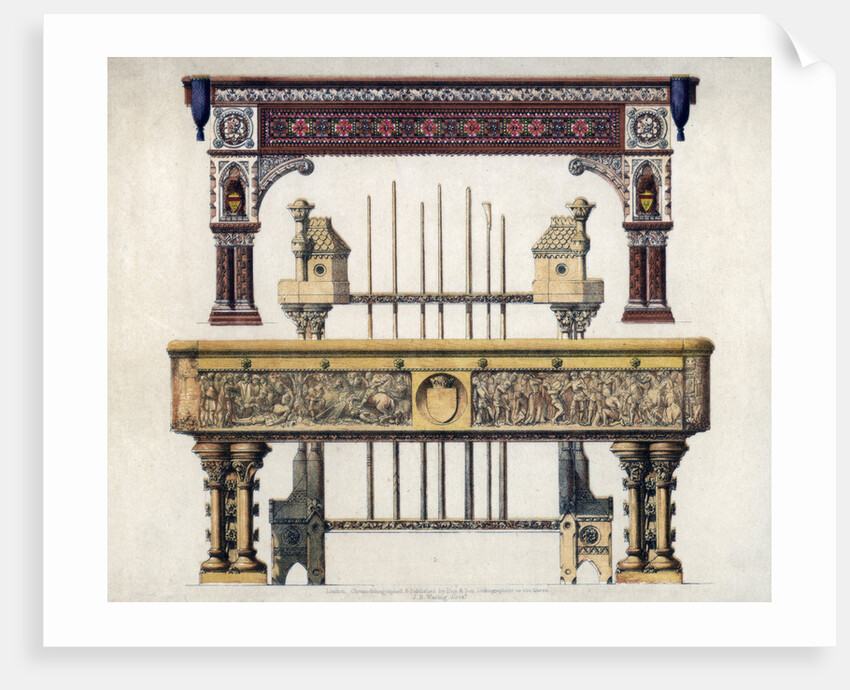 Billiard tables by John Burley Waring