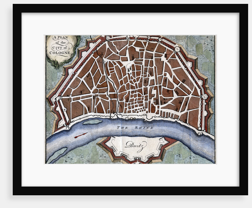 A plan of the city of Cologne by Anonymous