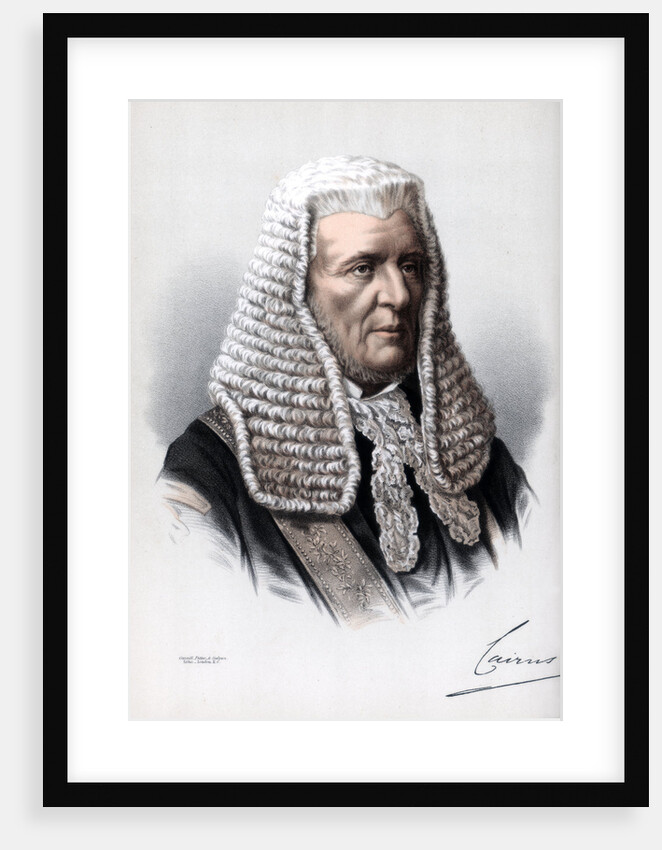 Hugh NcCalmont Cairns, 1st Earl Cairns, Lord Chancellor of Great Britain by Cassell