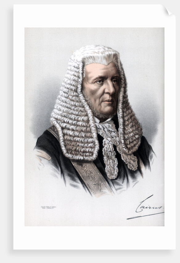 Hugh NcCalmont Cairns, 1st Earl Cairns, Lord Chancellor of Great Britain by Cassell