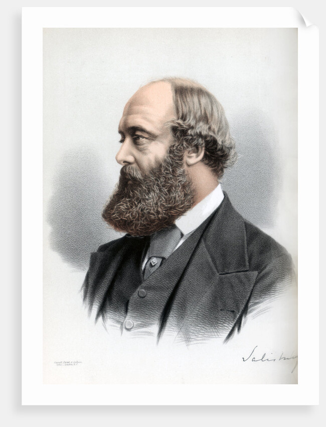 Robert Gascoyne-Cecil, 3rd Marquess of Salisbury, British statesman and Prime Minister by Cassell