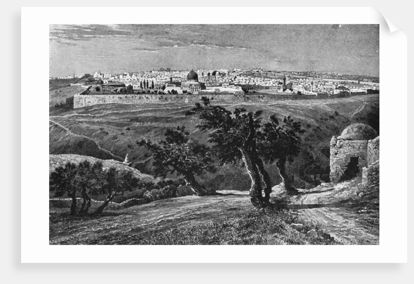 Jerusalem, from the Mount of Olives by Anonymous