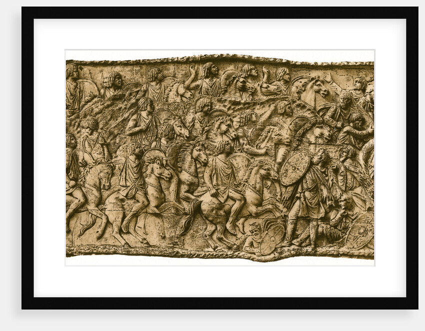 Moorish calvalry under Lusius Quietus fighting against the Dacians by Anonymous