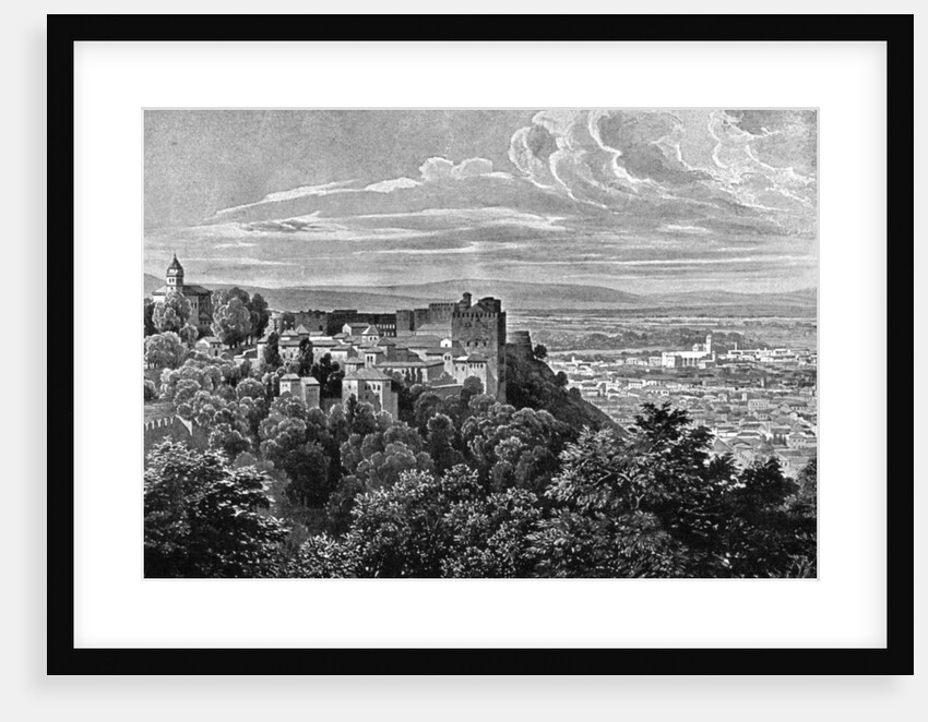 The Alhambra, Granada, Spain by Daudet