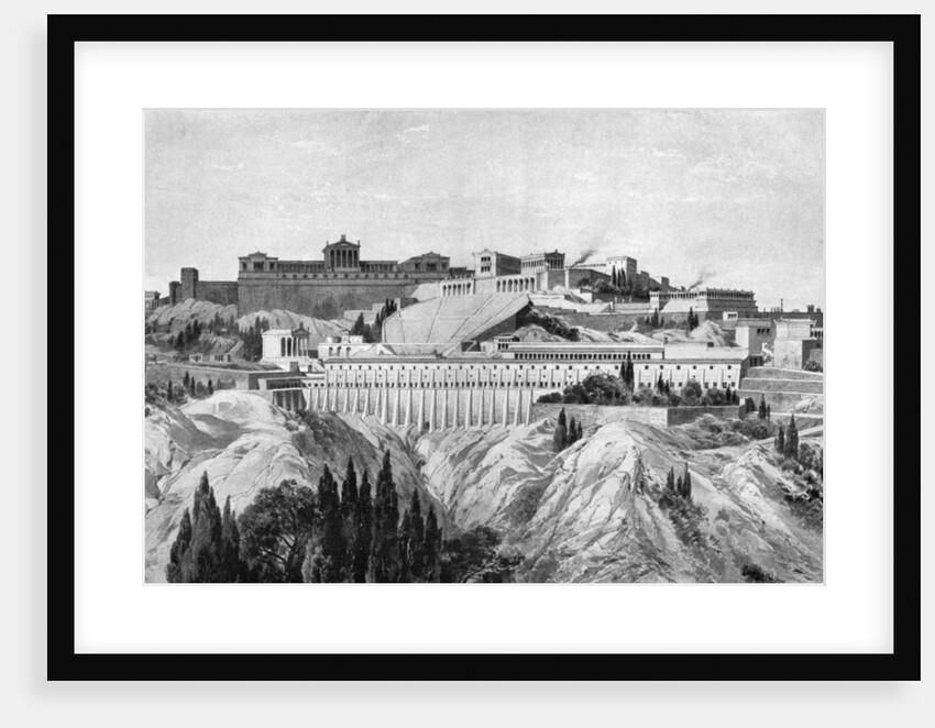 The Acropolis of Pergamon by O Schulz